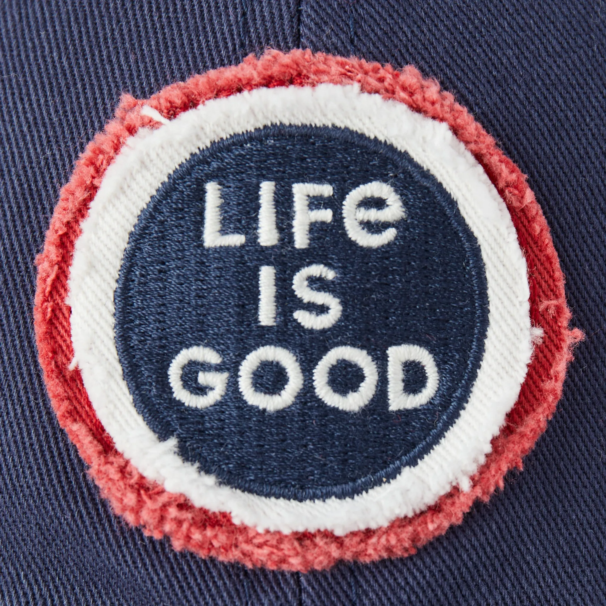 Adult Unisex LIG Coin Tattered Chill Cap Life is Good