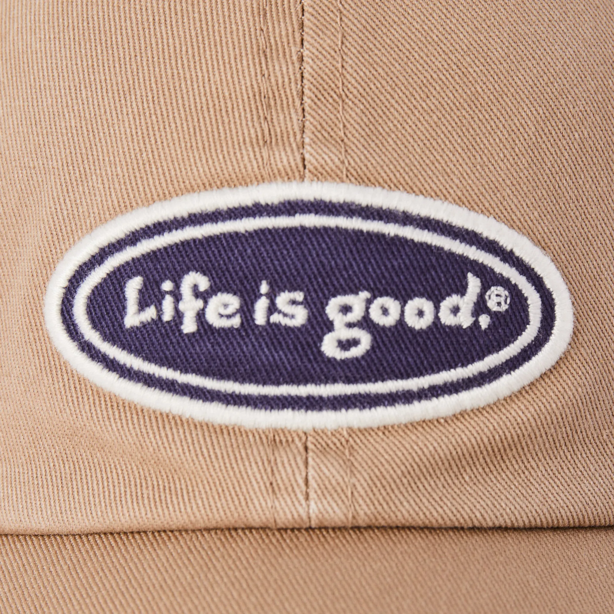 Adult Unisex LIG Vintage Oval Chill Cap Life is Good