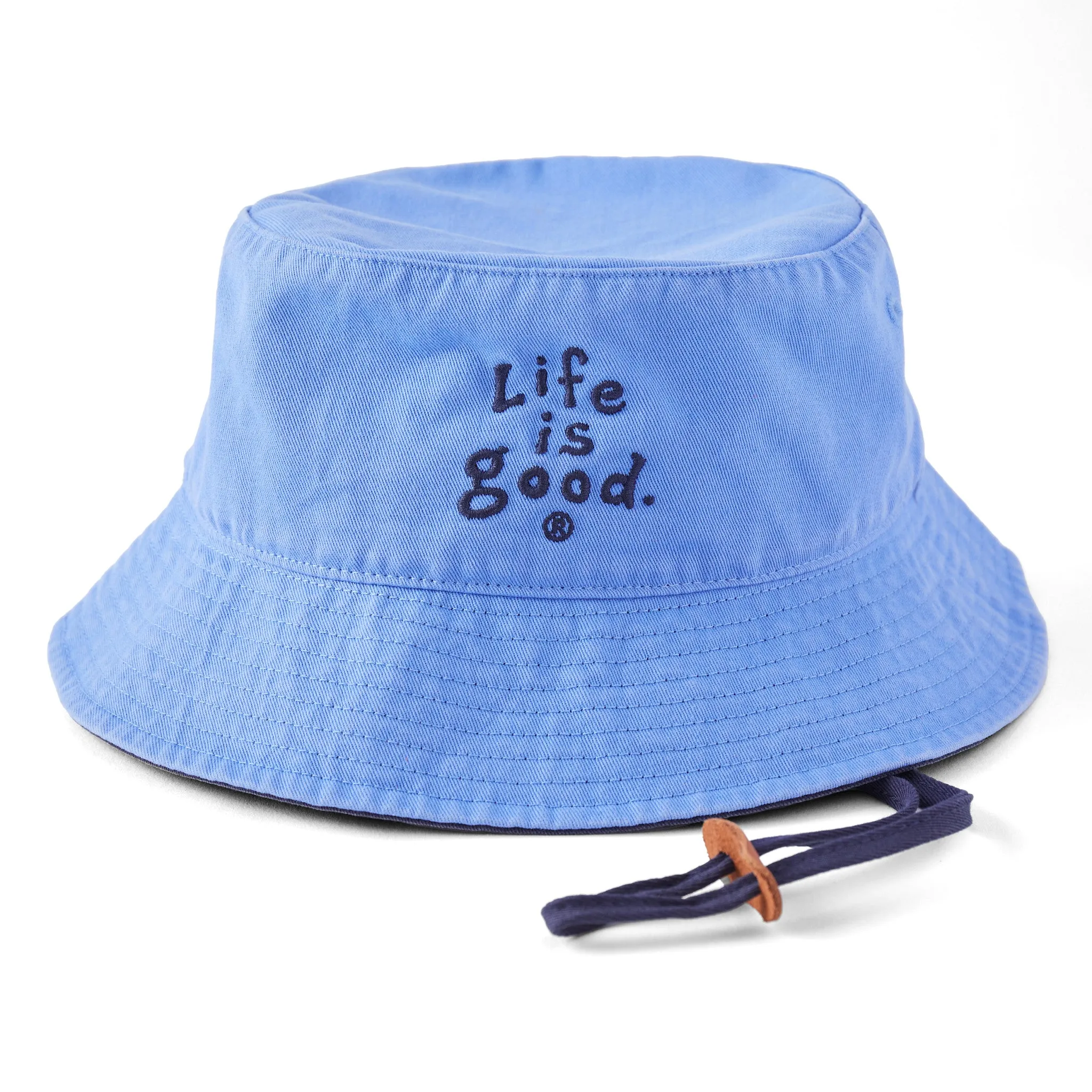 Adult Unisex LIG Vintage Wordmark Stacked Bucket Hat Life is Good