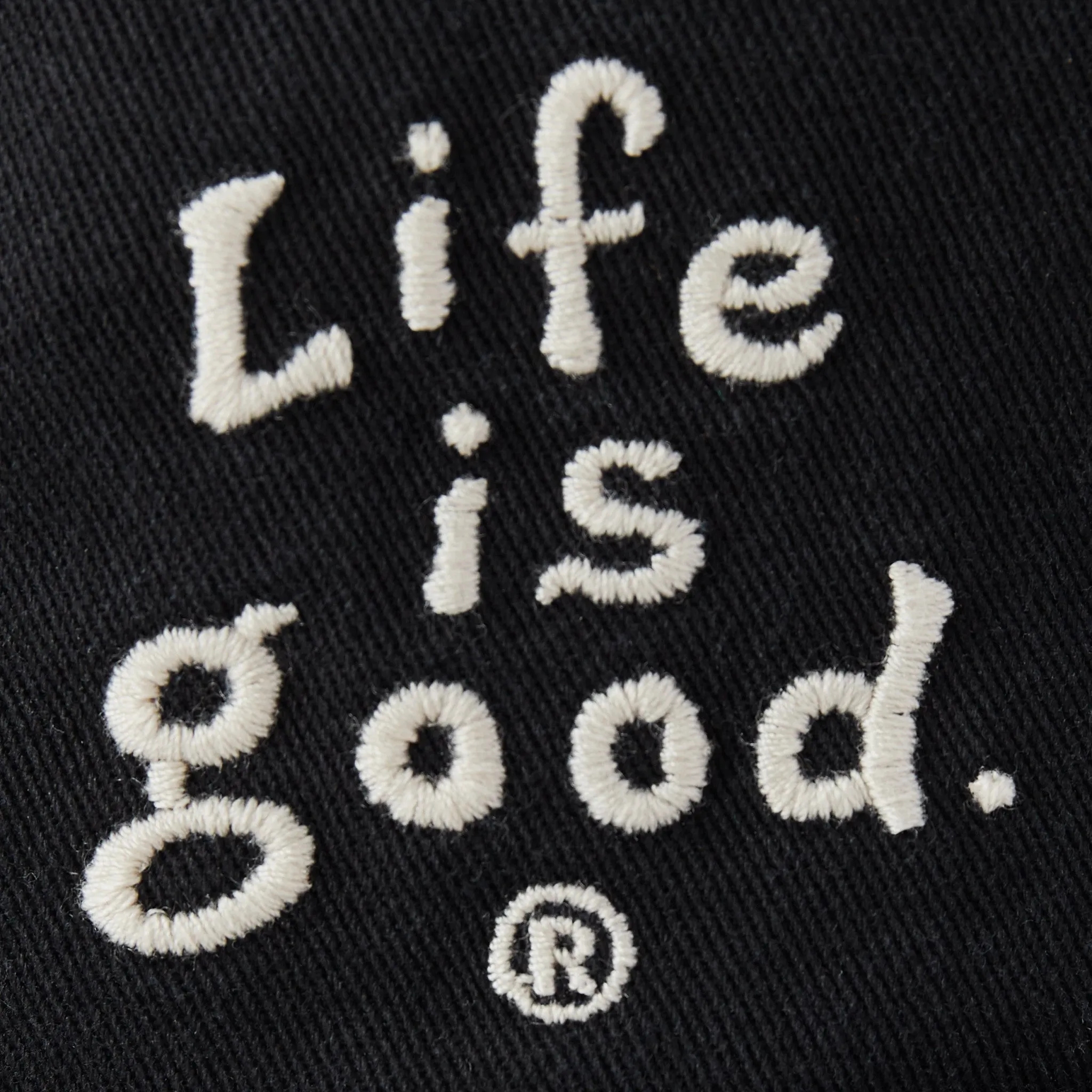 Adult Unisex LIG Vintage Wordmark Stacked Bucket Hat Life is Good