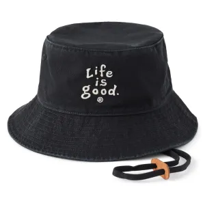 Adult Unisex LIG Vintage Wordmark Stacked Bucket Hat Life is Good