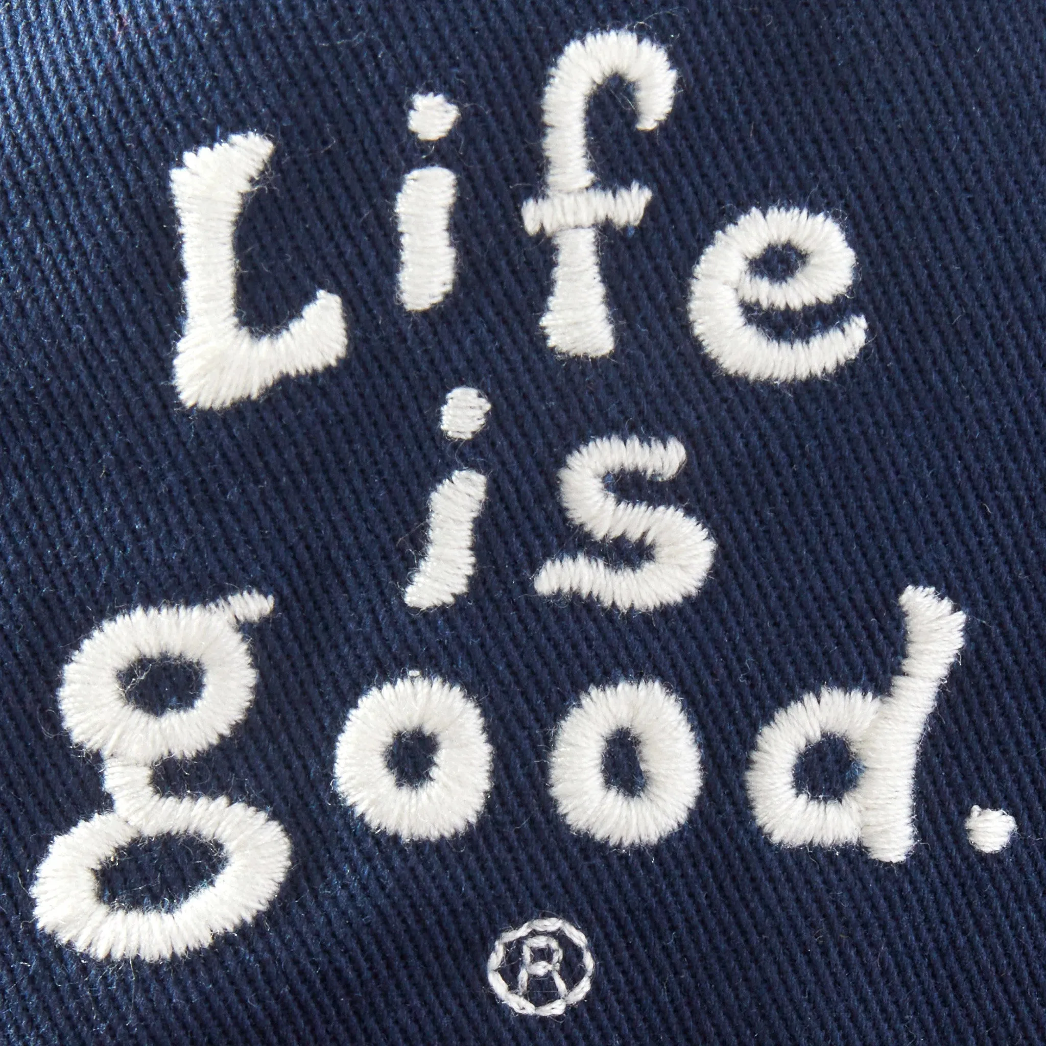 Adult Unisex LIG Vintage Wordmark Stacked Bucket Hat Life is Good