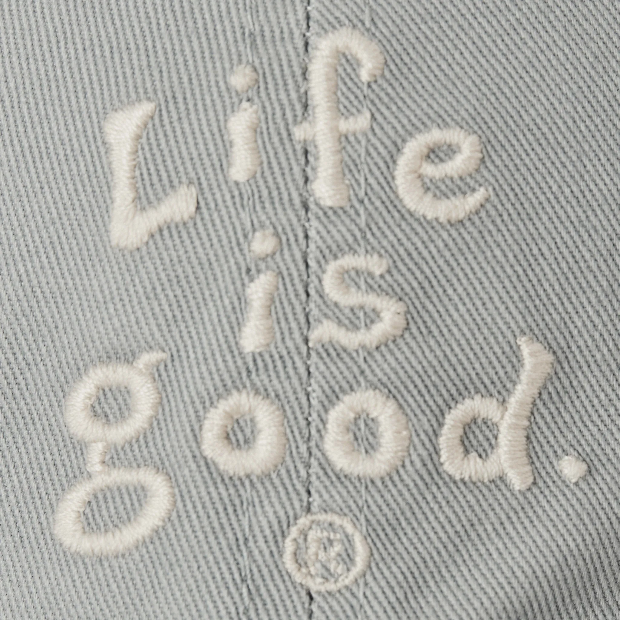 Adult Unisex LIG Vintage Wordmark Stacked Chill Cap Life is Good