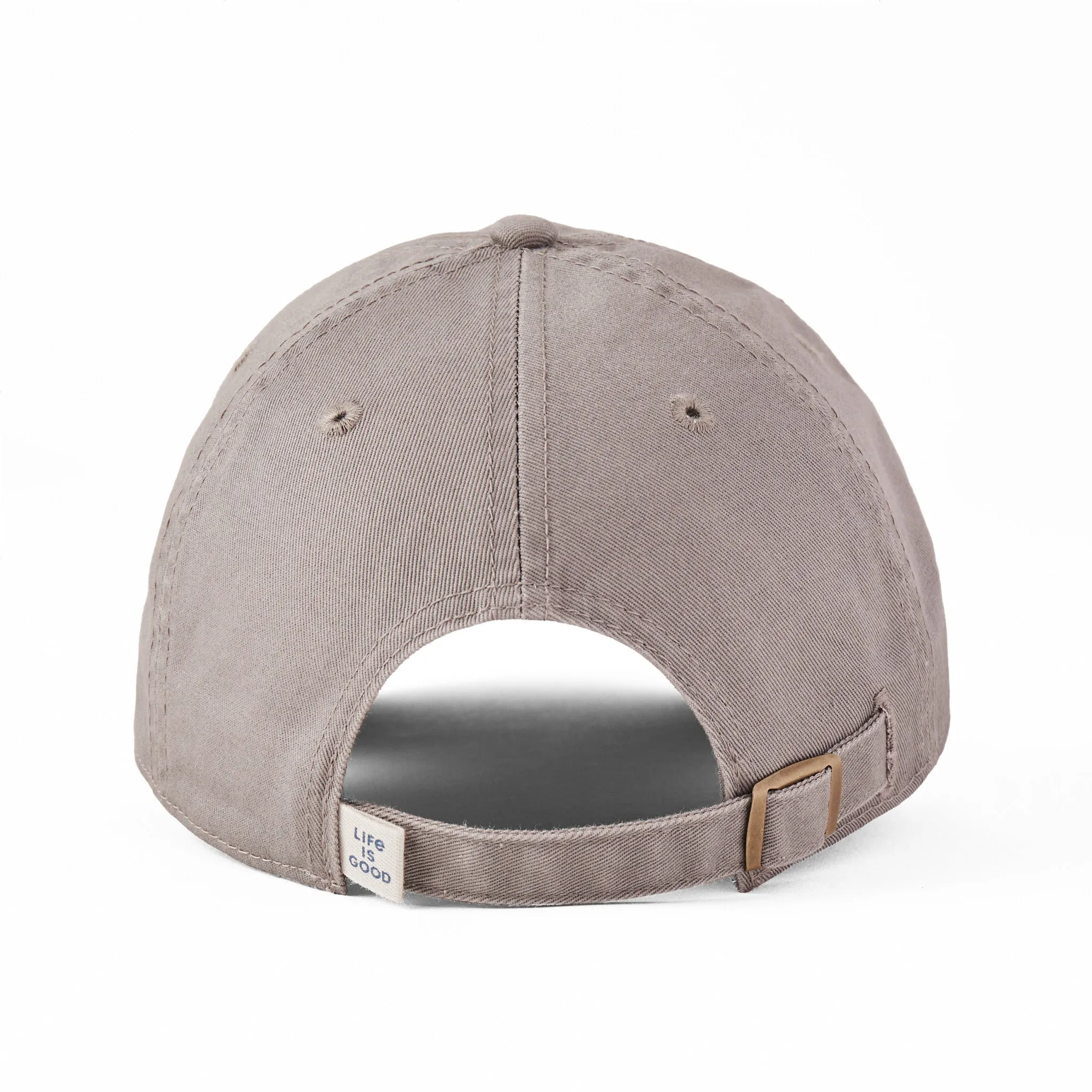 Adult Unisex LIG Vintage Wordmark Stacked Chill Cap Life is Good