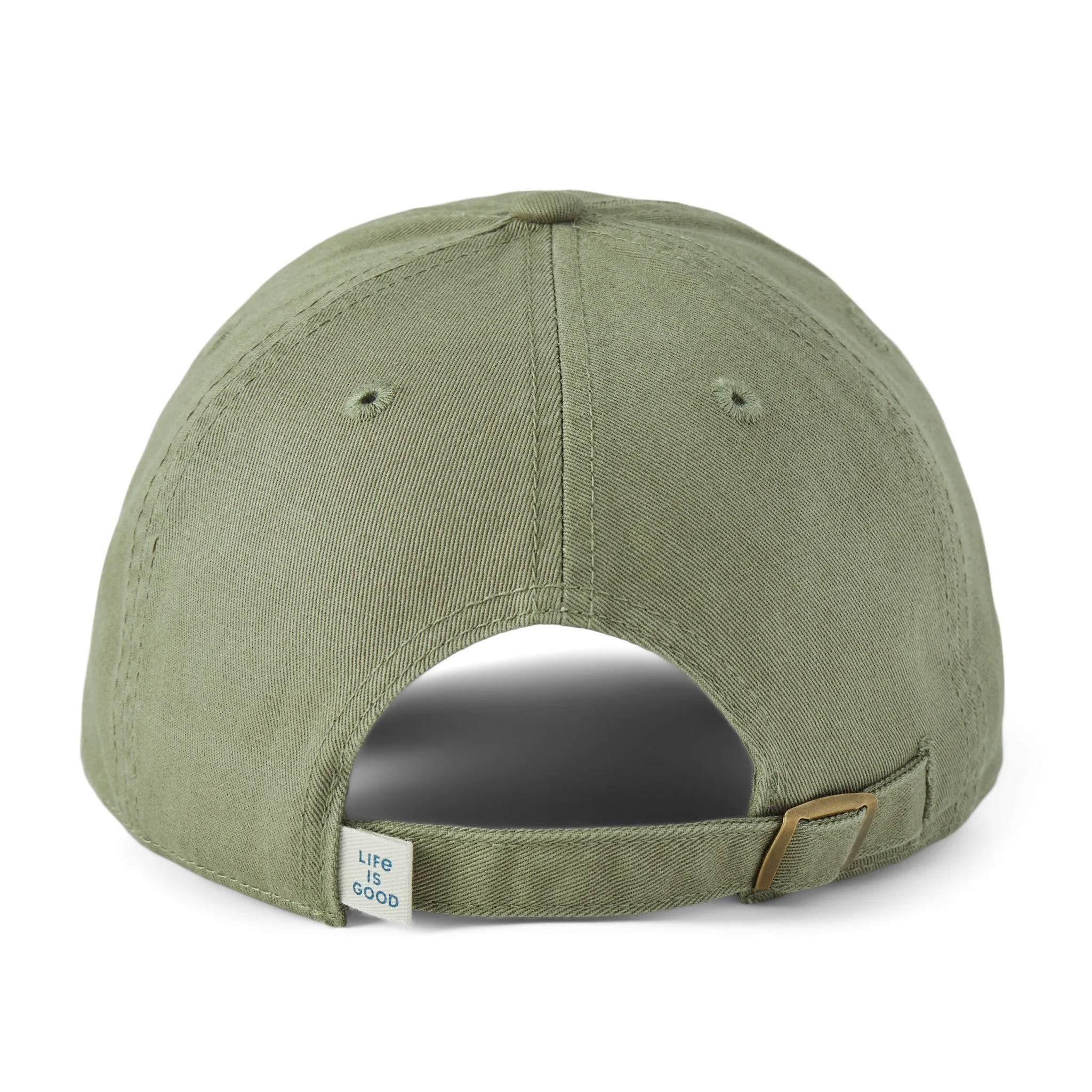 Adult Unisex LIG Vintage Wordmark Stacked Chill Cap Life is Good
