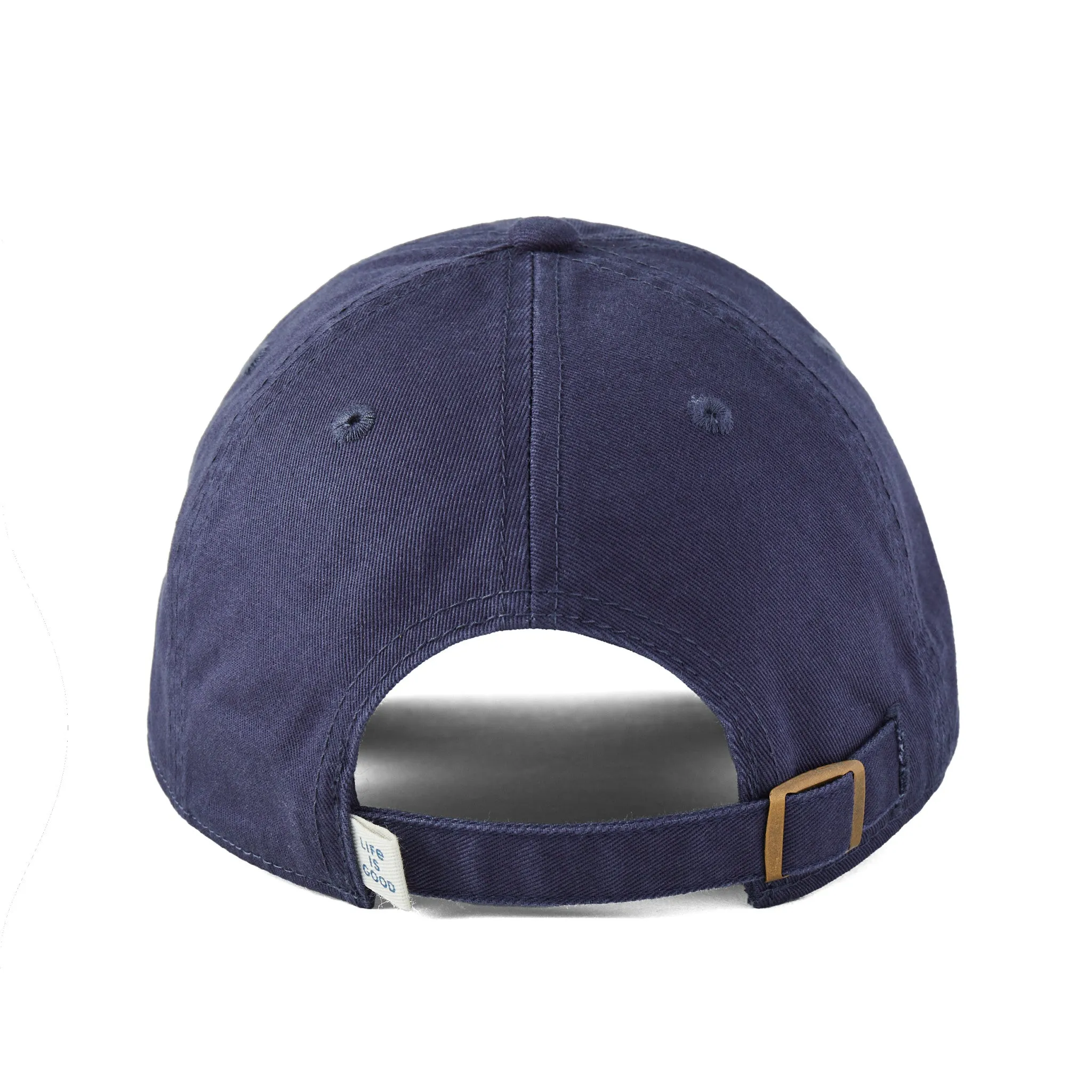 Adult Unisex LIG Vintage Wordmark Stacked Chill Cap Life is Good