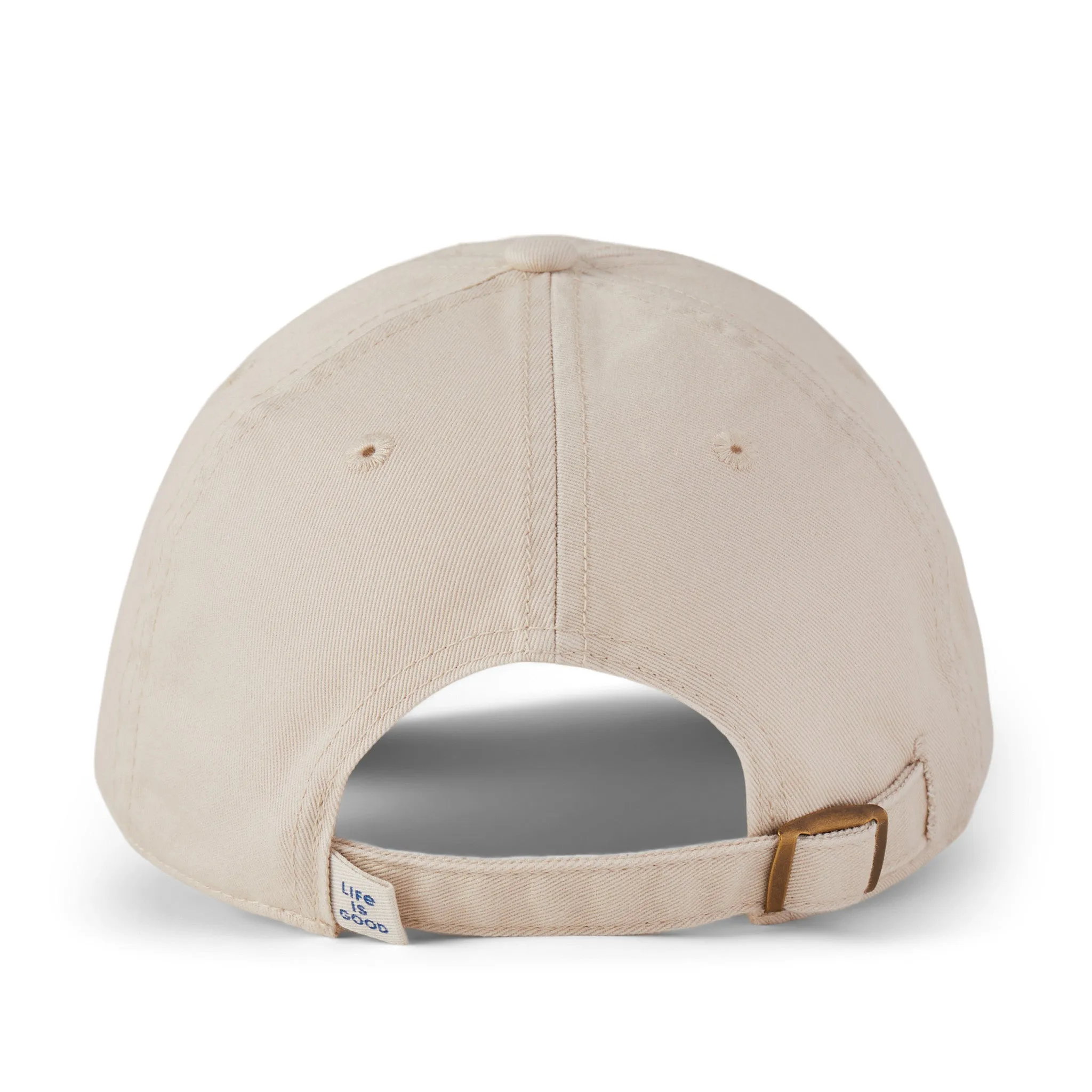 Adult Unisex LIG Vintage Wordmark Stacked Chill Cap Life is Good