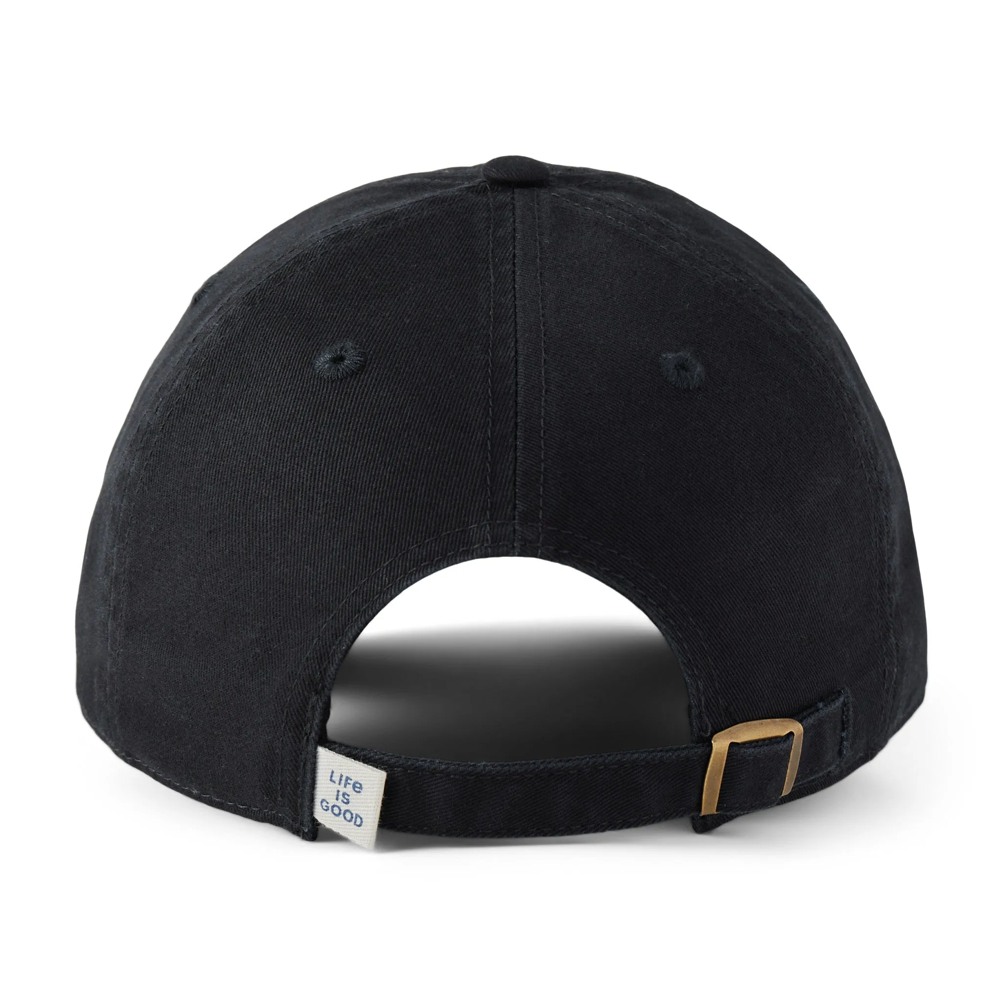 Adult Unisex LIG Vintage Wordmark Stacked Chill Cap Life is Good