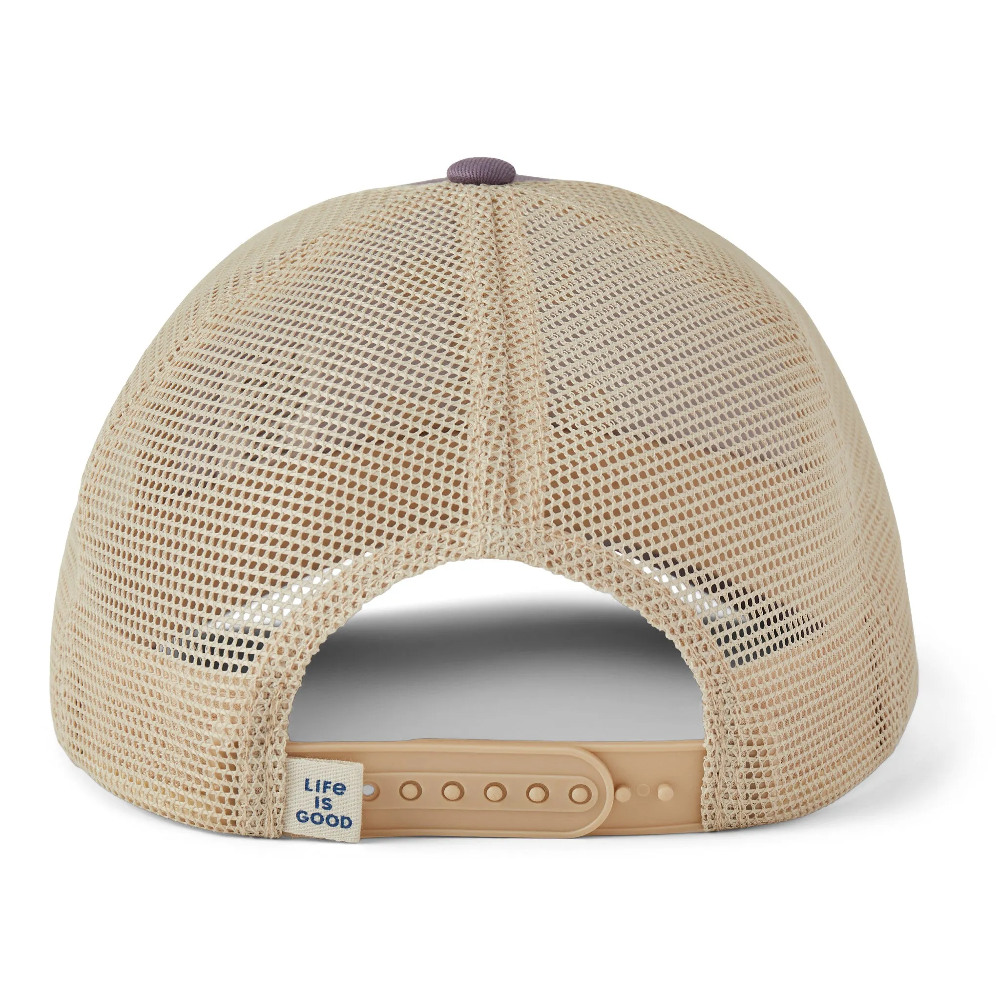 Adult Unisex LIG Wordmark Stacked Trucker Life is Good