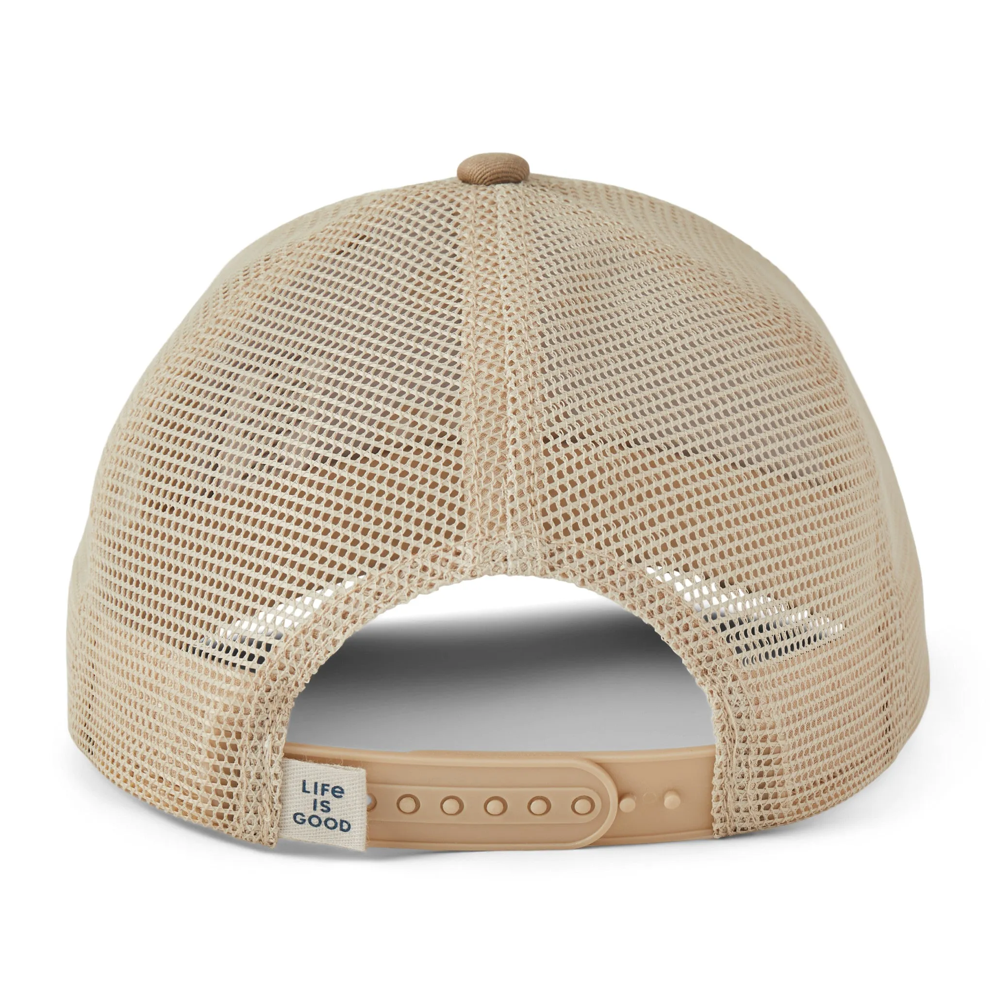 Adult Unisex LIG Wordmark Stacked Trucker Life is Good