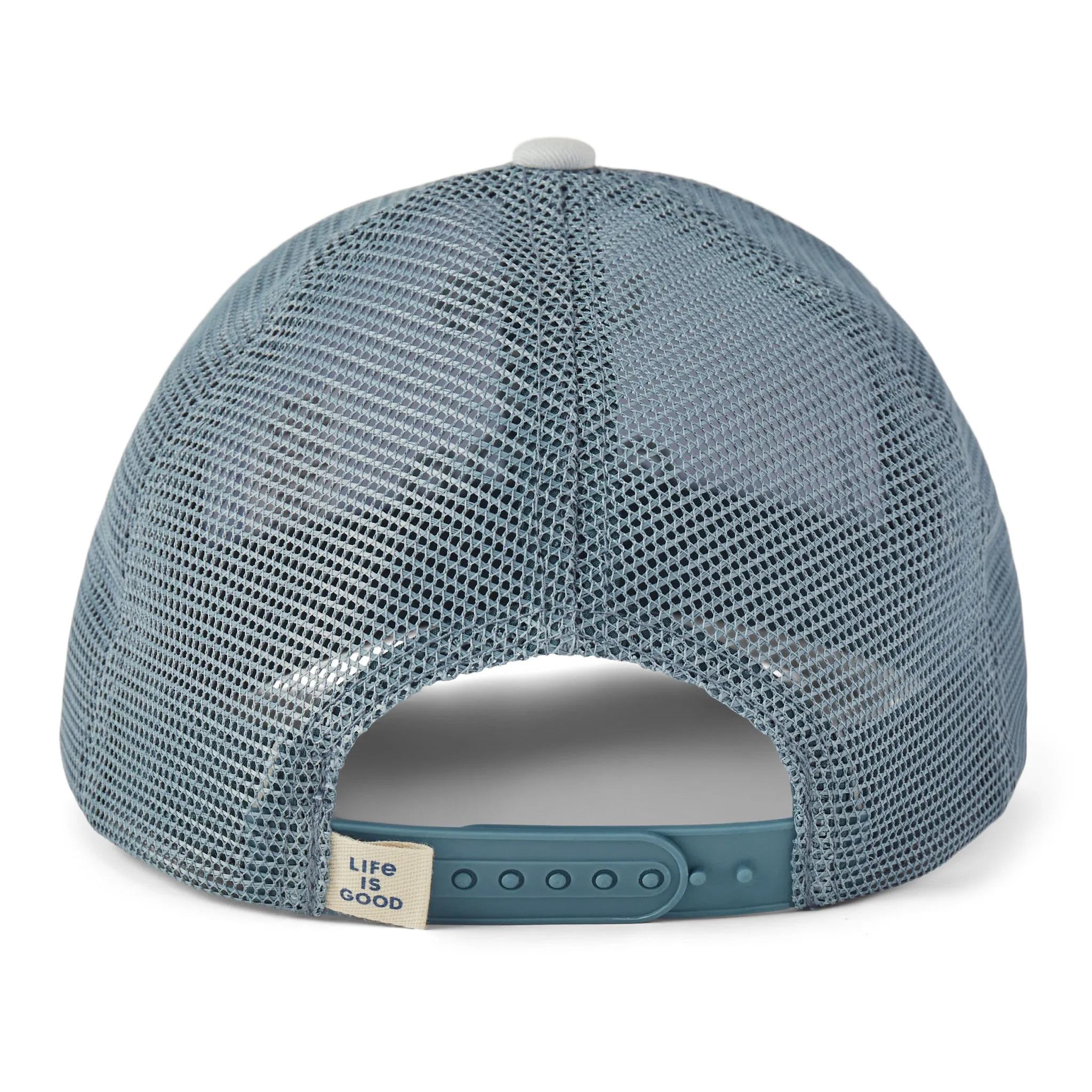 Adult Unisex LIG Wordmark Stacked Trucker Life is Good