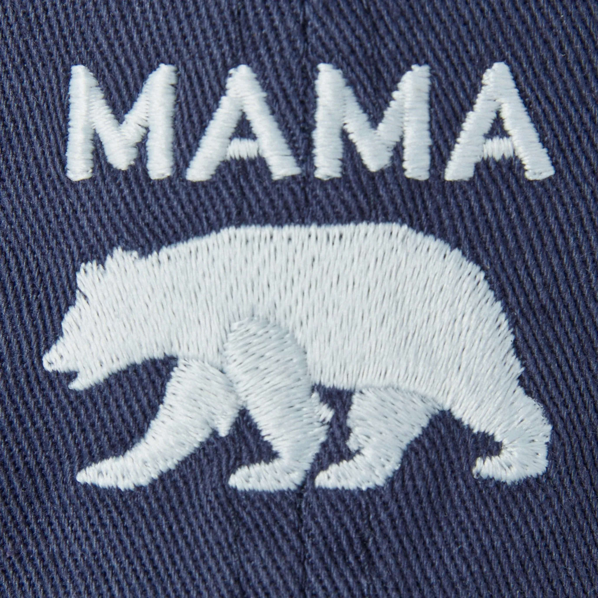 Adult Unisex Mama Bear Silhouette Chill Cap Life is Good