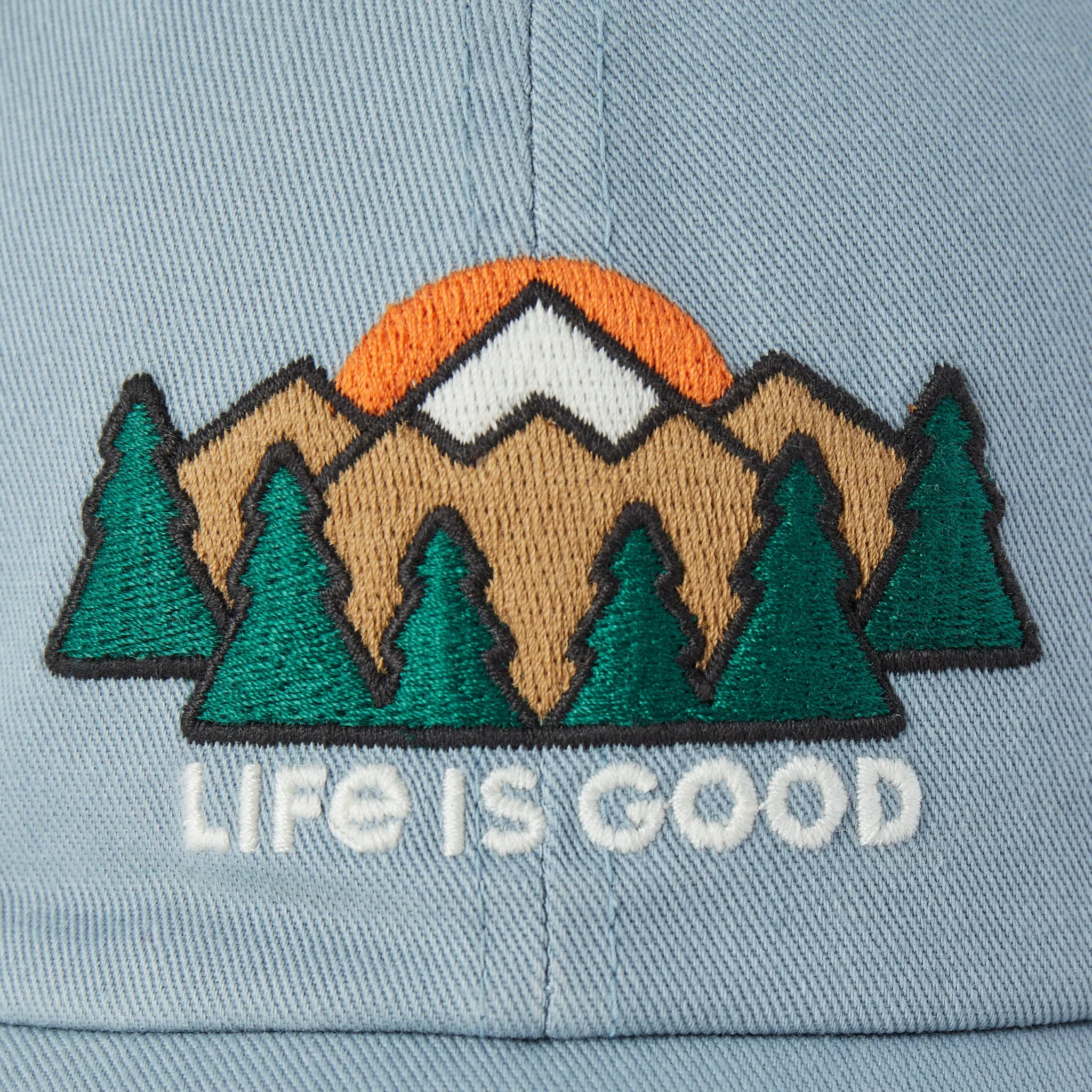 Adult Unisex Mountain Sunrise Chill Cap Life is Good