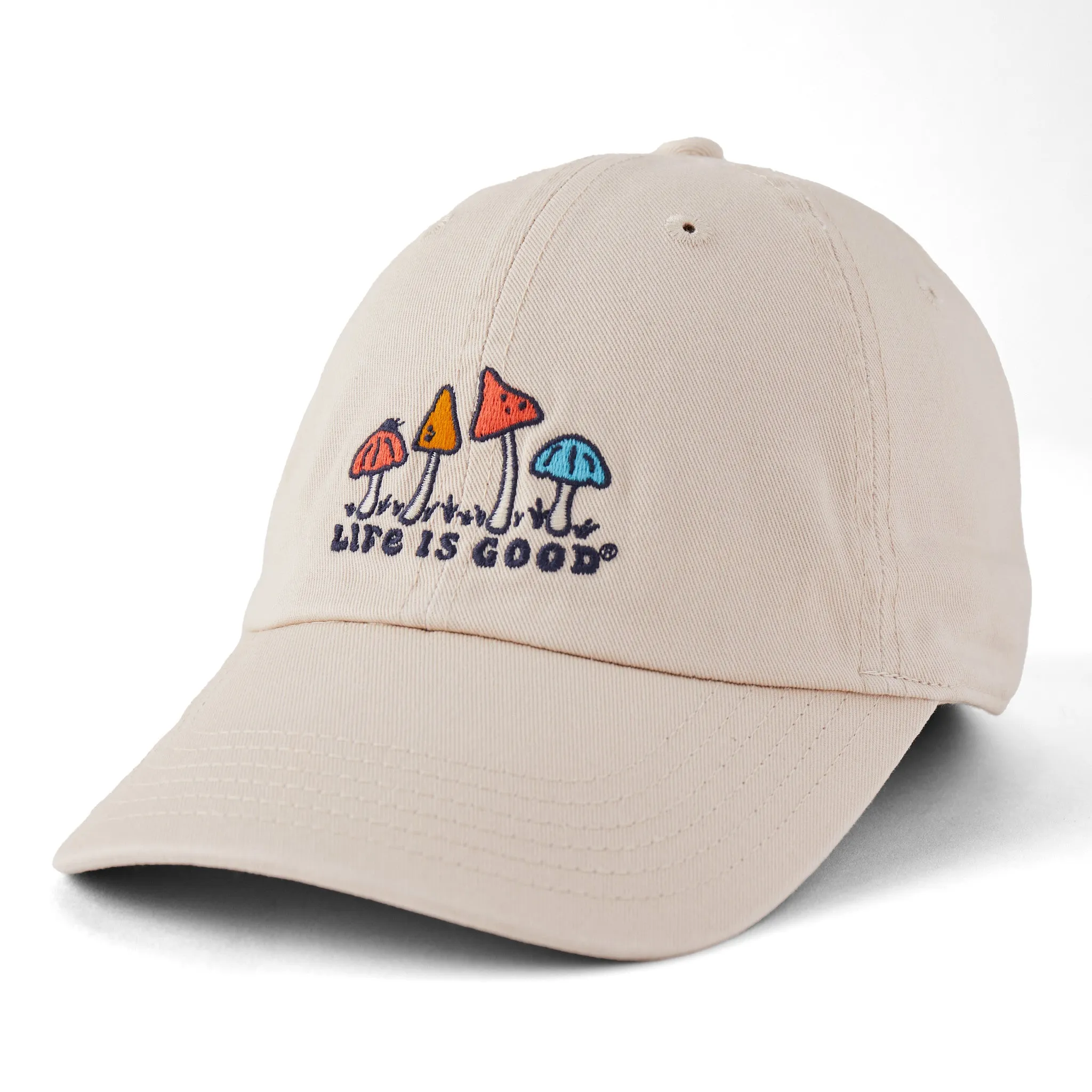 Adult Unisex Mushroom Retro Scene Chill Cap Life is Good