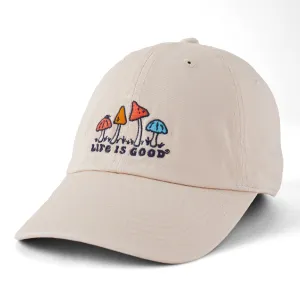 Adult Unisex Mushroom Retro Scene Chill Cap Life is Good
