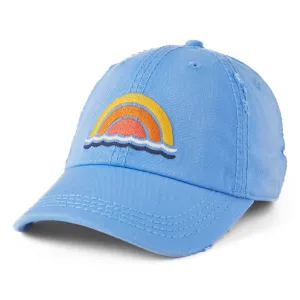 Adult Unisex ND Rainbow Sunset Sunwashed Chill Cap Life is Good