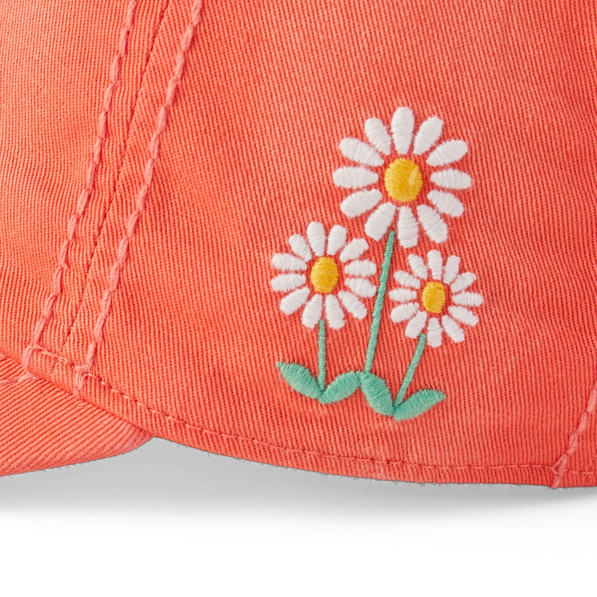 Adult Unisex Peace Daisies Sunwashed Chill Cap Life is Good