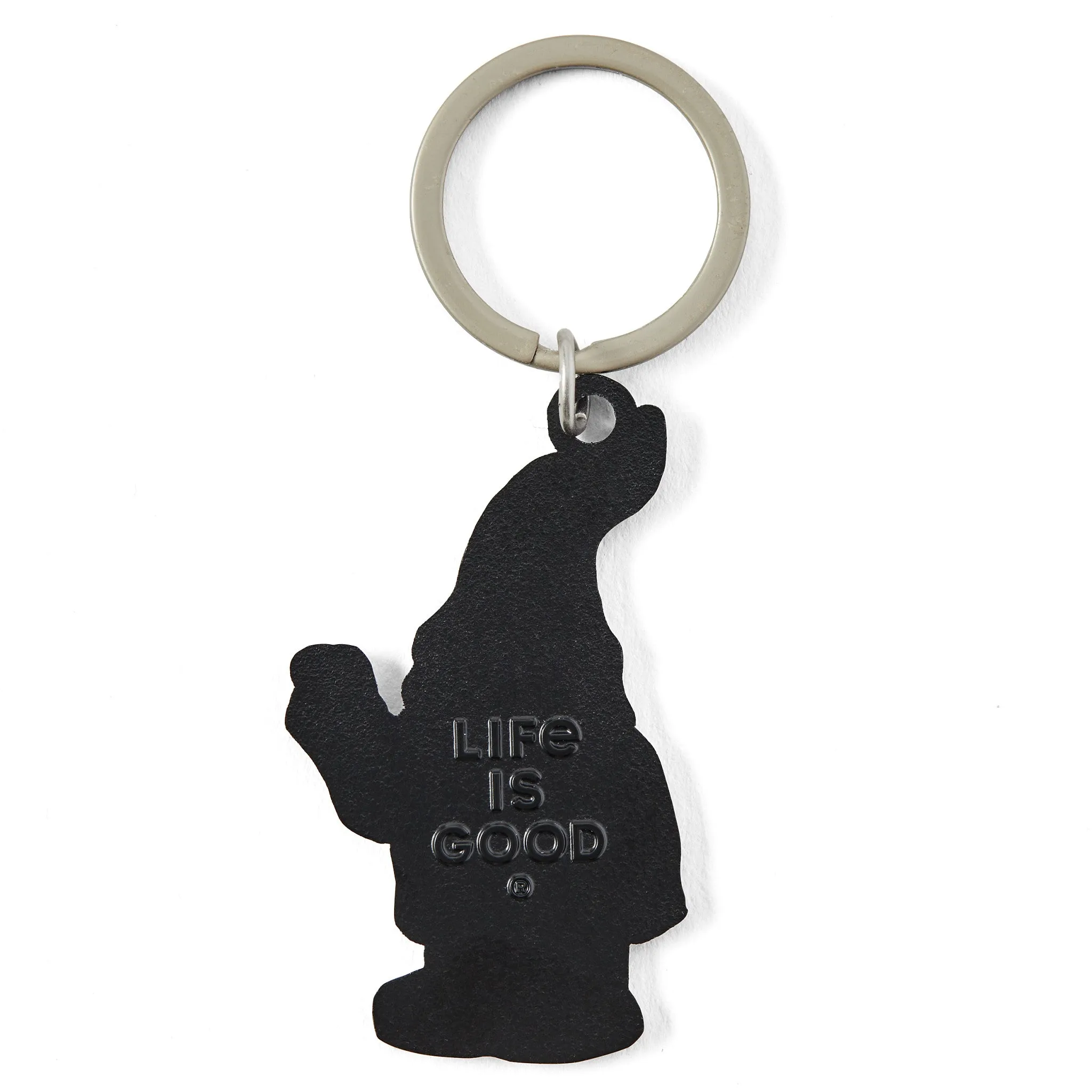 Adult Unisex  Peace Gnome Kind Keychain Life is Good