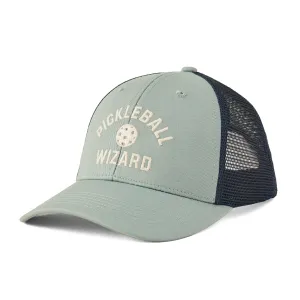 Adult Unisex Pickleball Wizard Trucker Life is Good