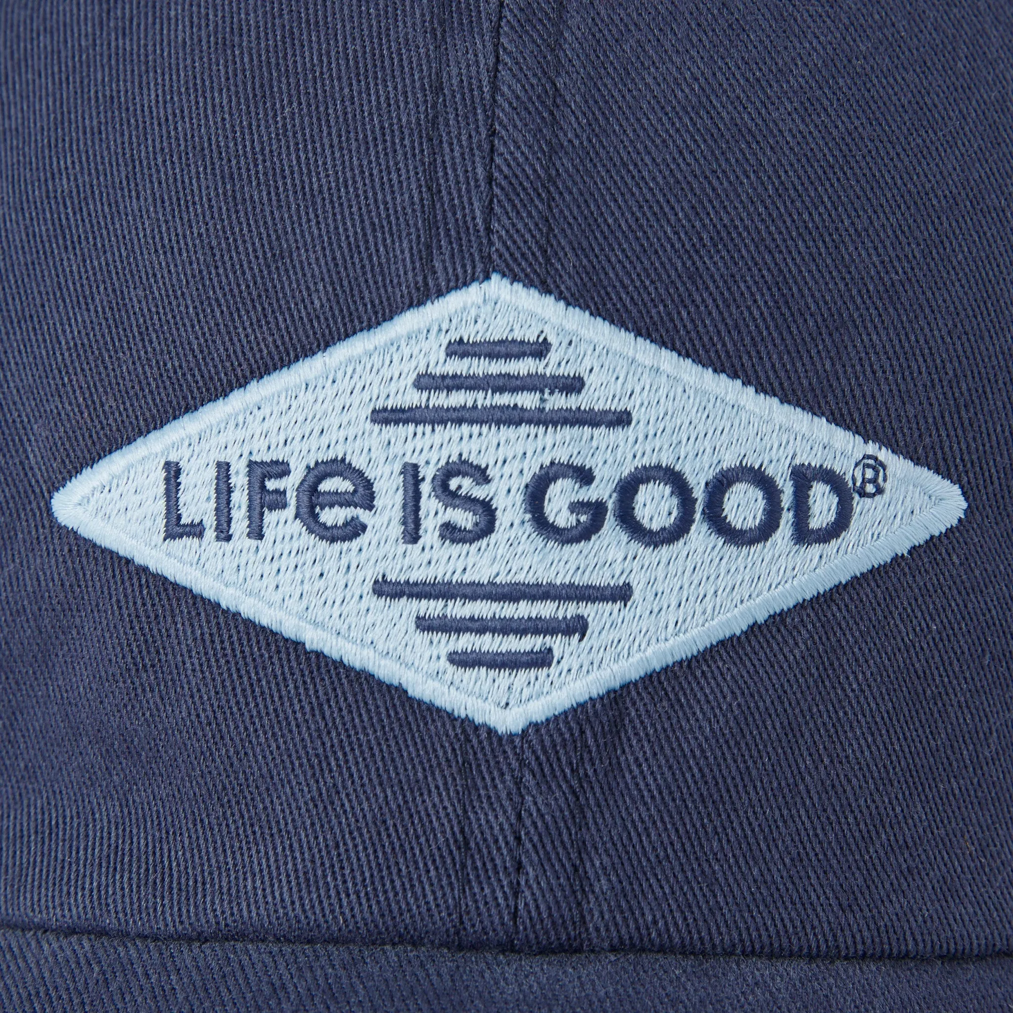 Adult Unisex Positive Lifestyle Diamond Chill Cap Life is Good