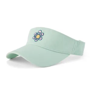 Adult Unisex Pretty Daisy Chill Cap Visor Life is Good