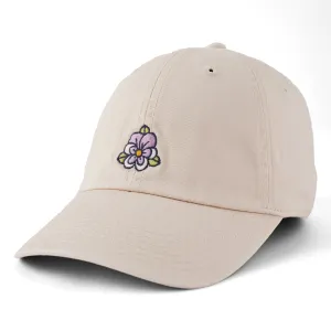 Adult Unisex Quirky Pansy Chill Cap Life is Good
