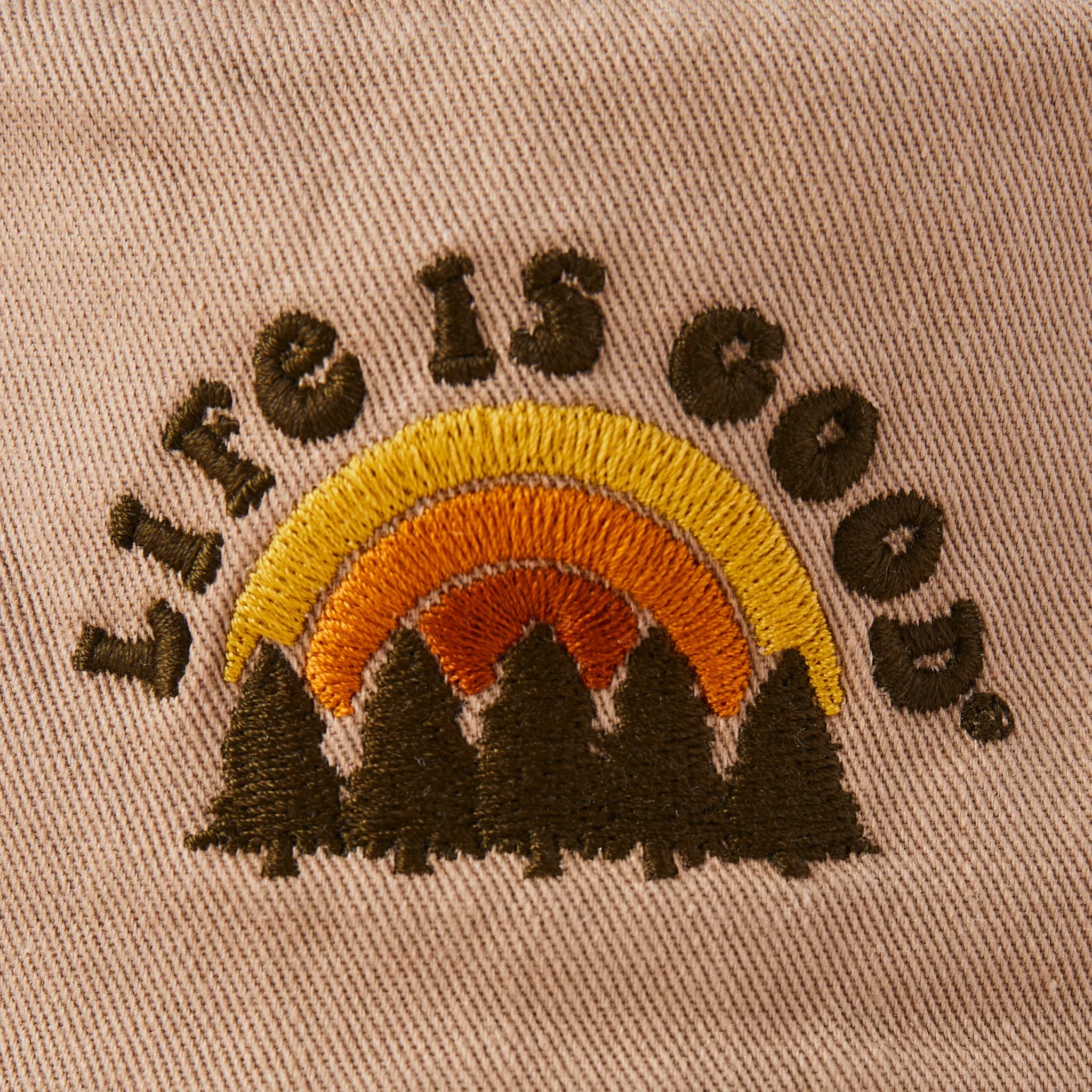 Adult Unisex Rainbow Forest Bucket Hat Life is Good
