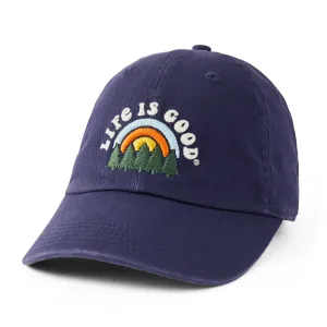 Adult Unisex Rainbow Forest Chill Cap Life is Good
