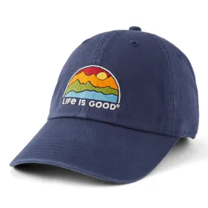 Adult Unisex Rainbow Mountains Chill Cap Life is Good