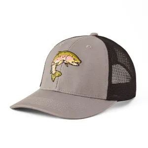 Adult Unisex Rainbow Trout Trucker Life is Good