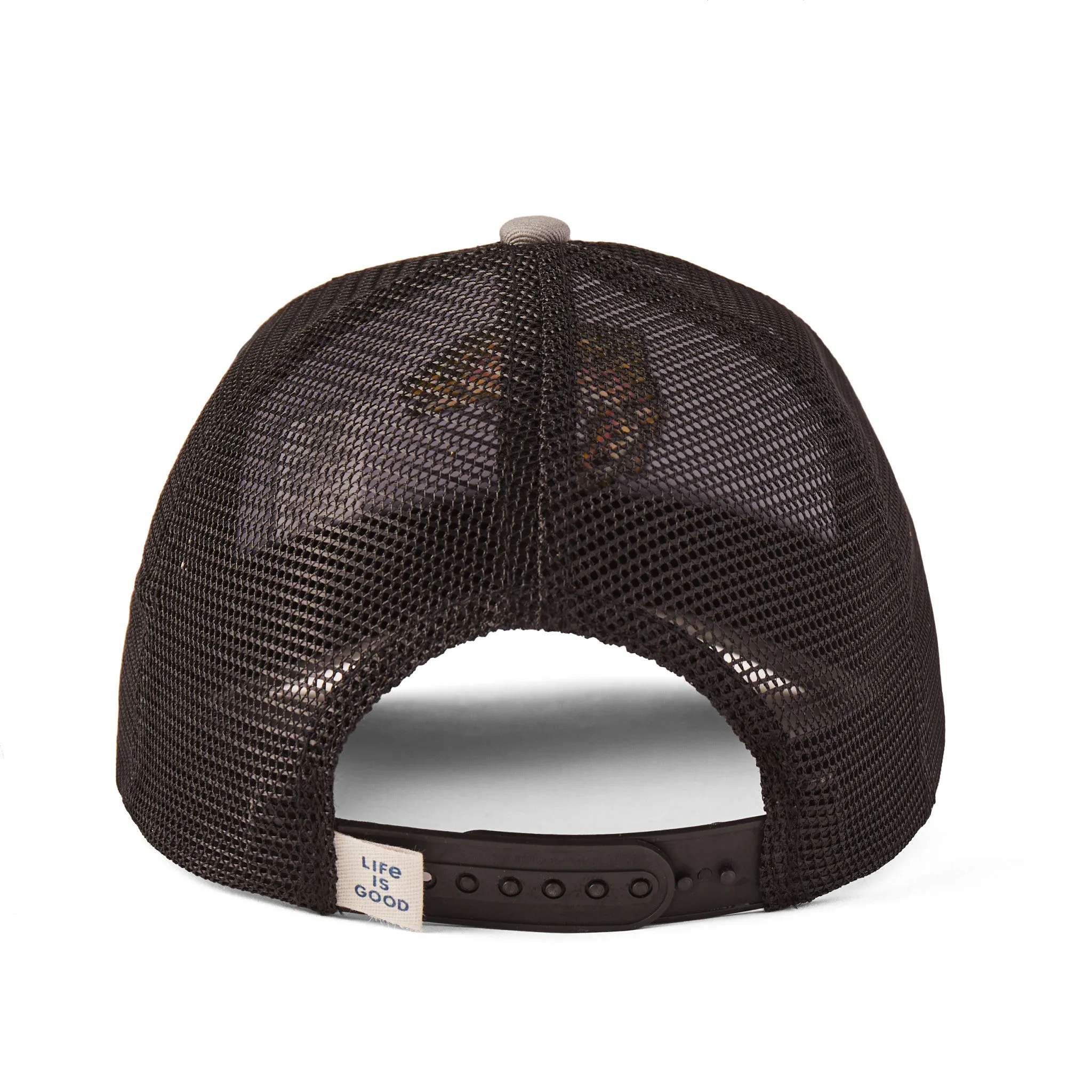 Adult Unisex Rainbow Trout Trucker Life is Good