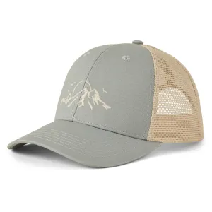 Adult Unisex Retro Mountain Range Trucker Life is Good
