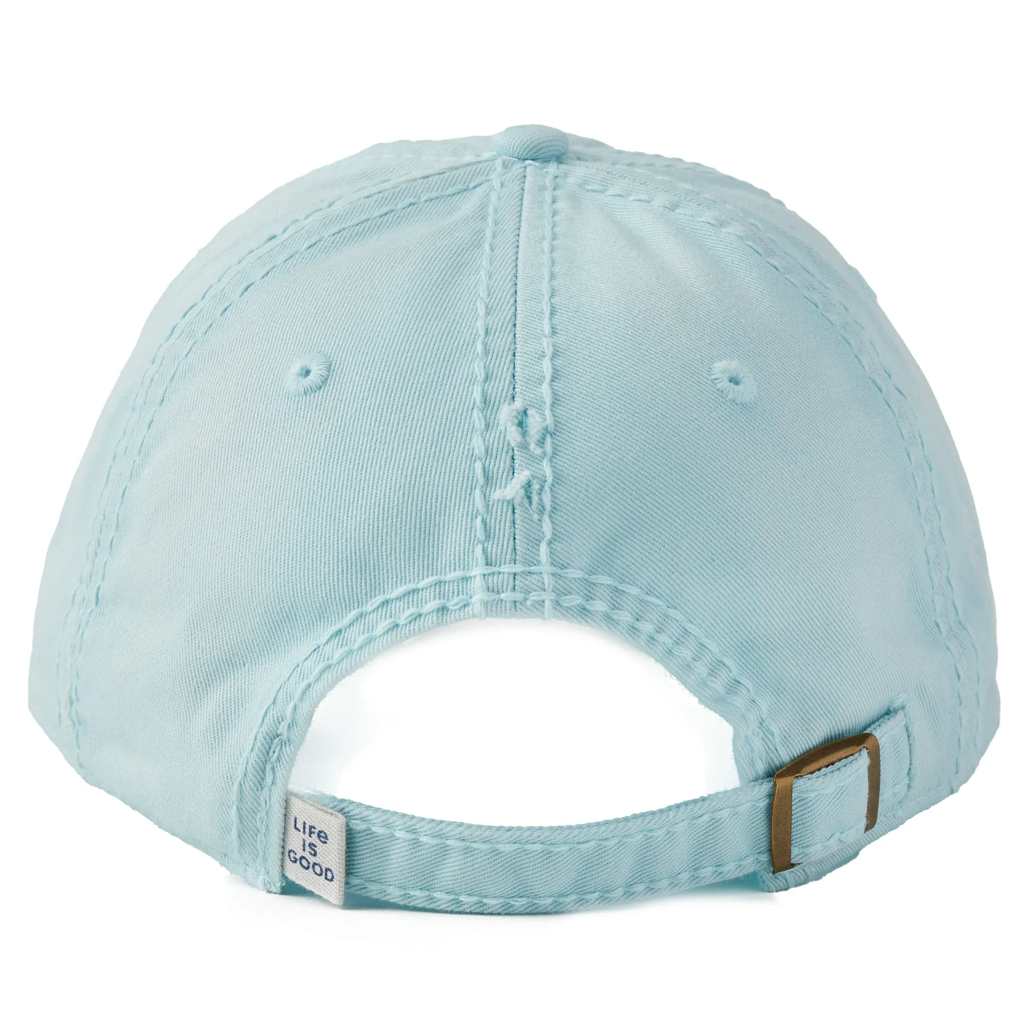 Adult Unisex Retro Wave Stripe Sunwashed Chill Cap Life is Good