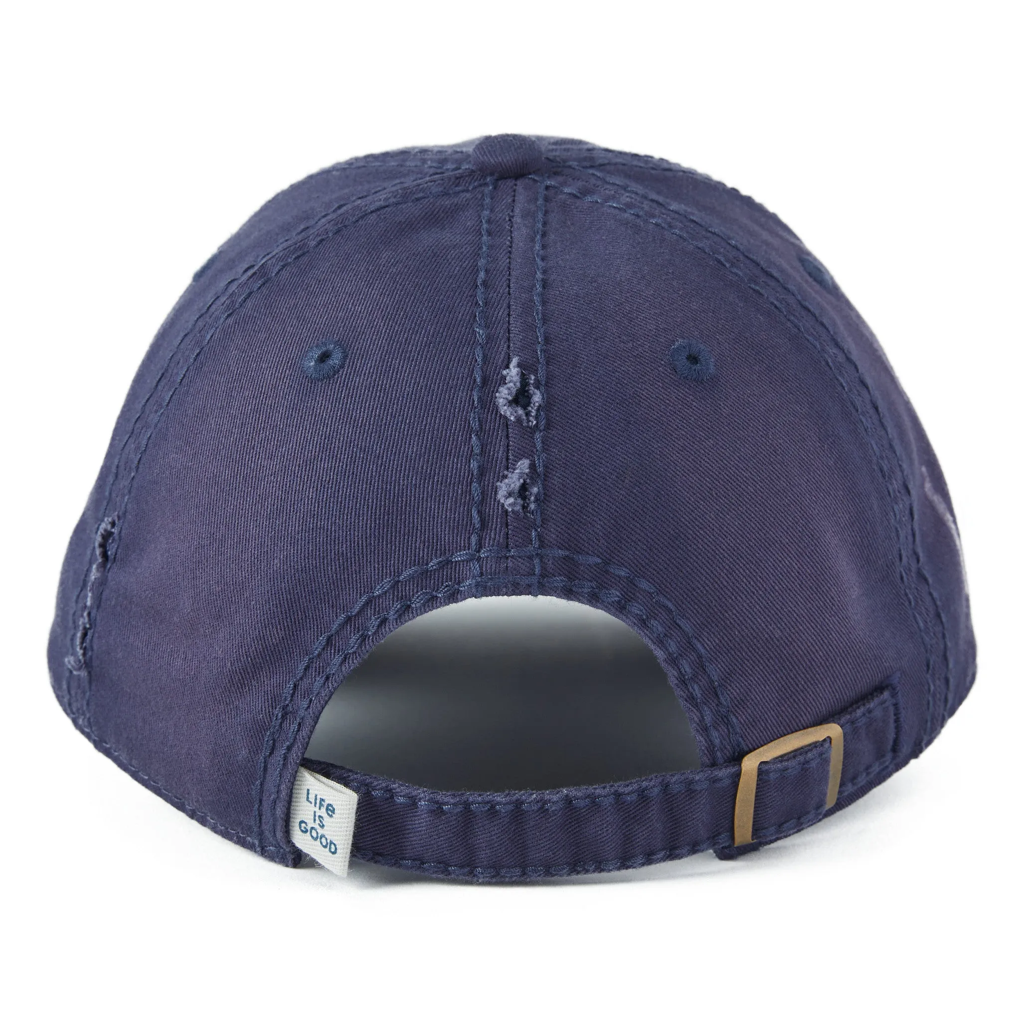 Adult Unisex Rocket Lucky Dog Horseshoe Sunwashed Chill Cap Life is Good