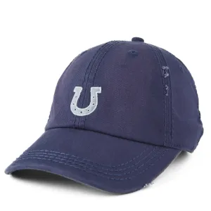Adult Unisex Rocket Lucky Dog Horseshoe Sunwashed Chill Cap Life is Good