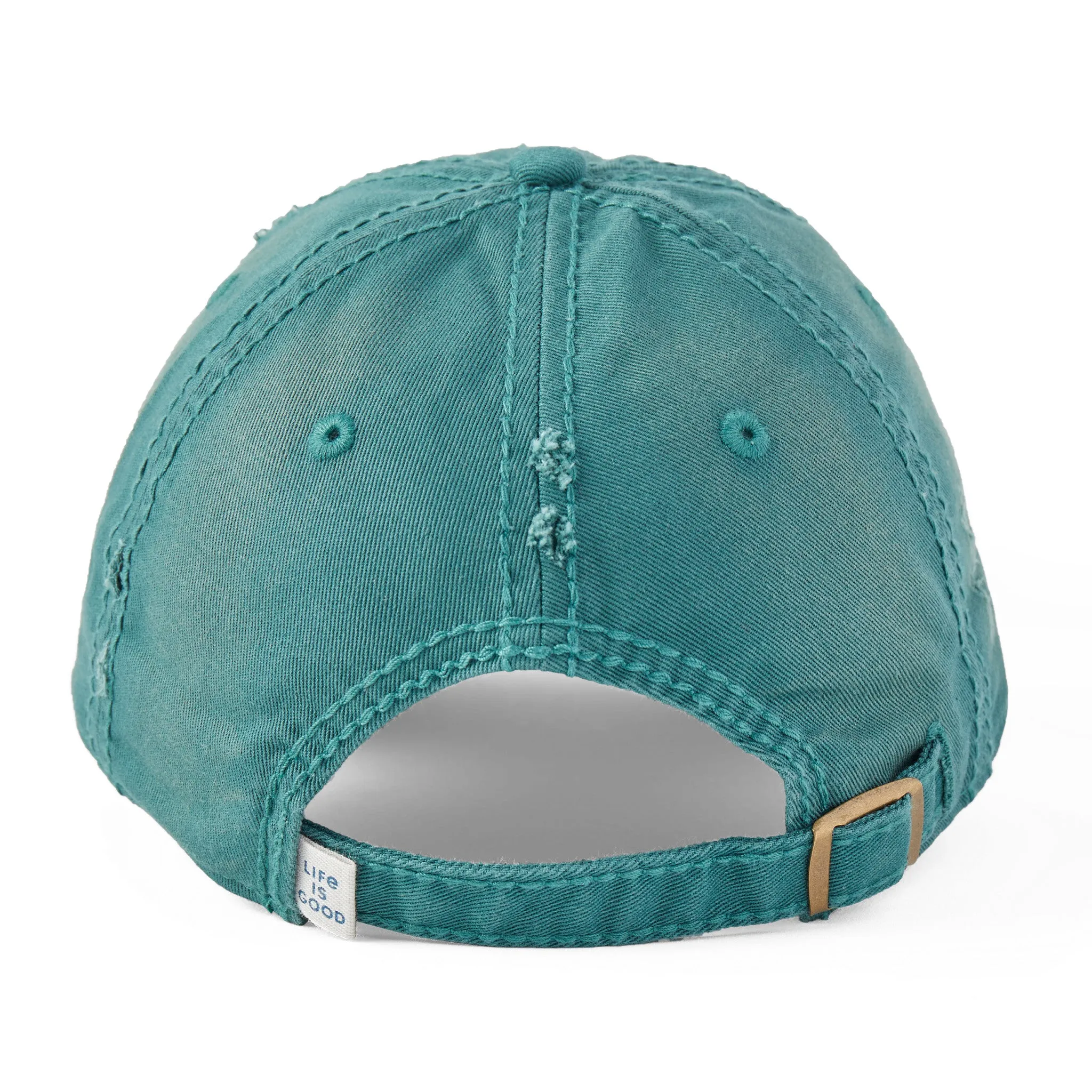 Adult Unisex Shamrock Sunwashed Chill Cap Life is Good