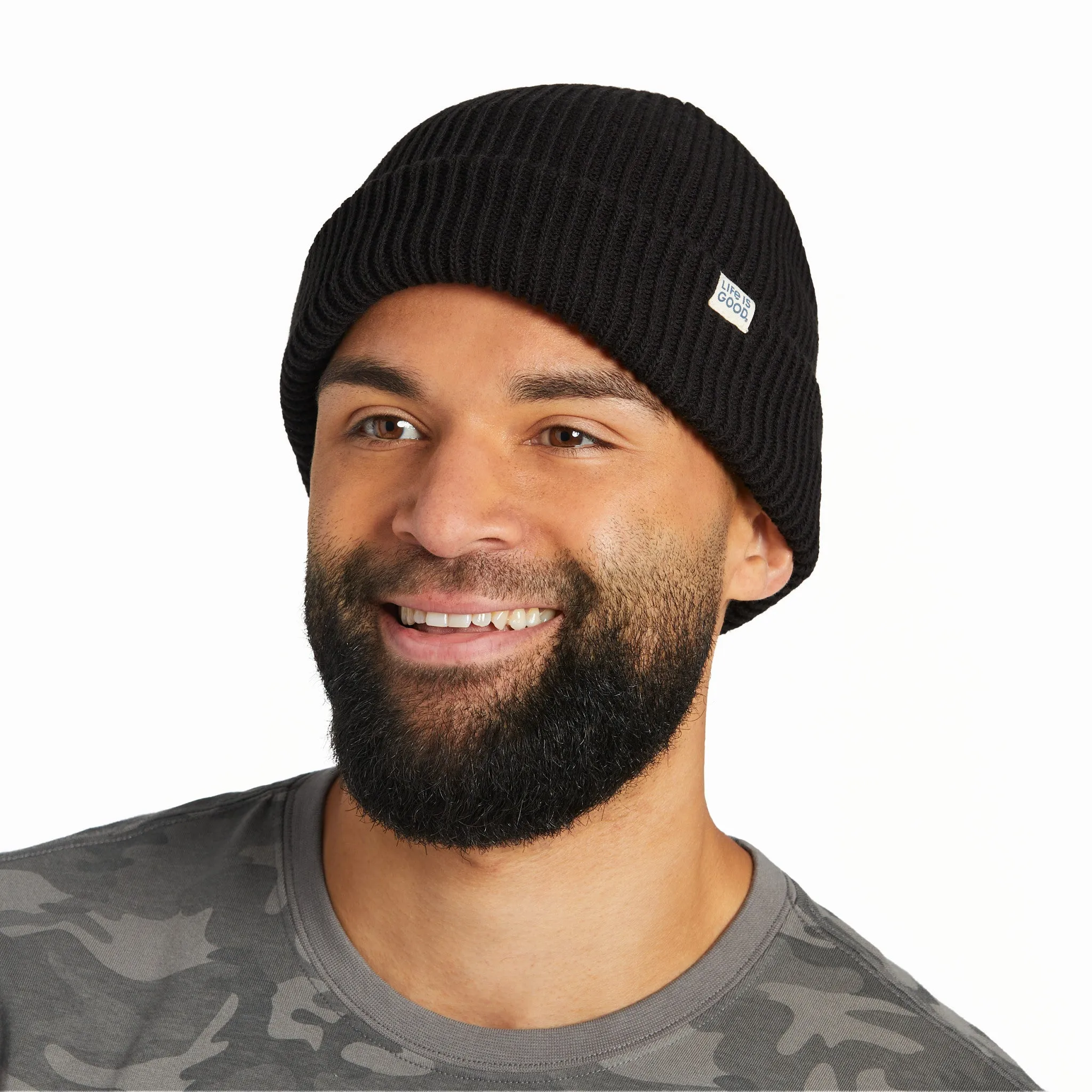 Adult Unisex Solid Mariner Beanie Life is Good