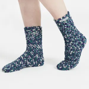 Adult Unisex Spruce Green PomPoms Sock Life is Good