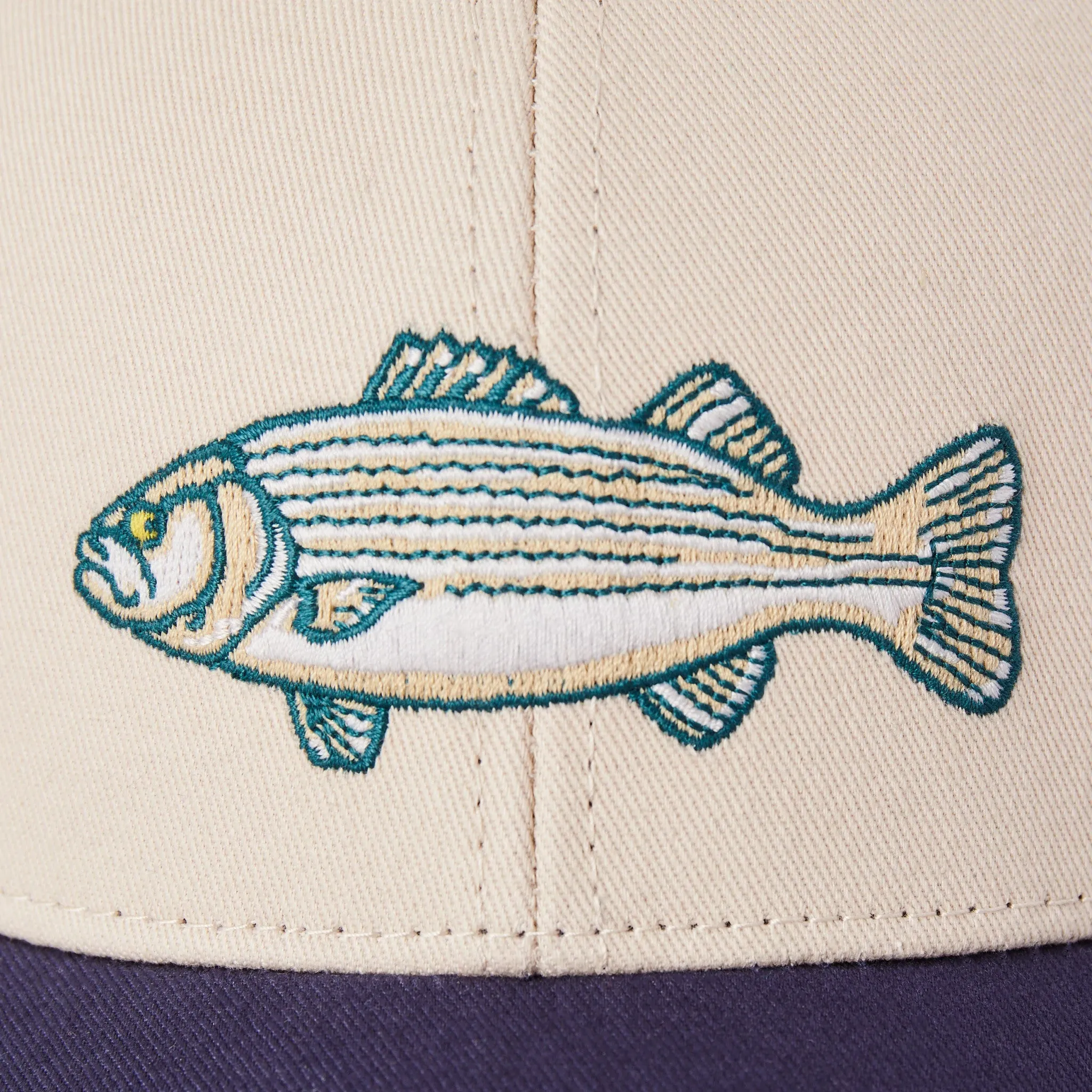 Adult Unisex Striped Bass Trucker Life is Good