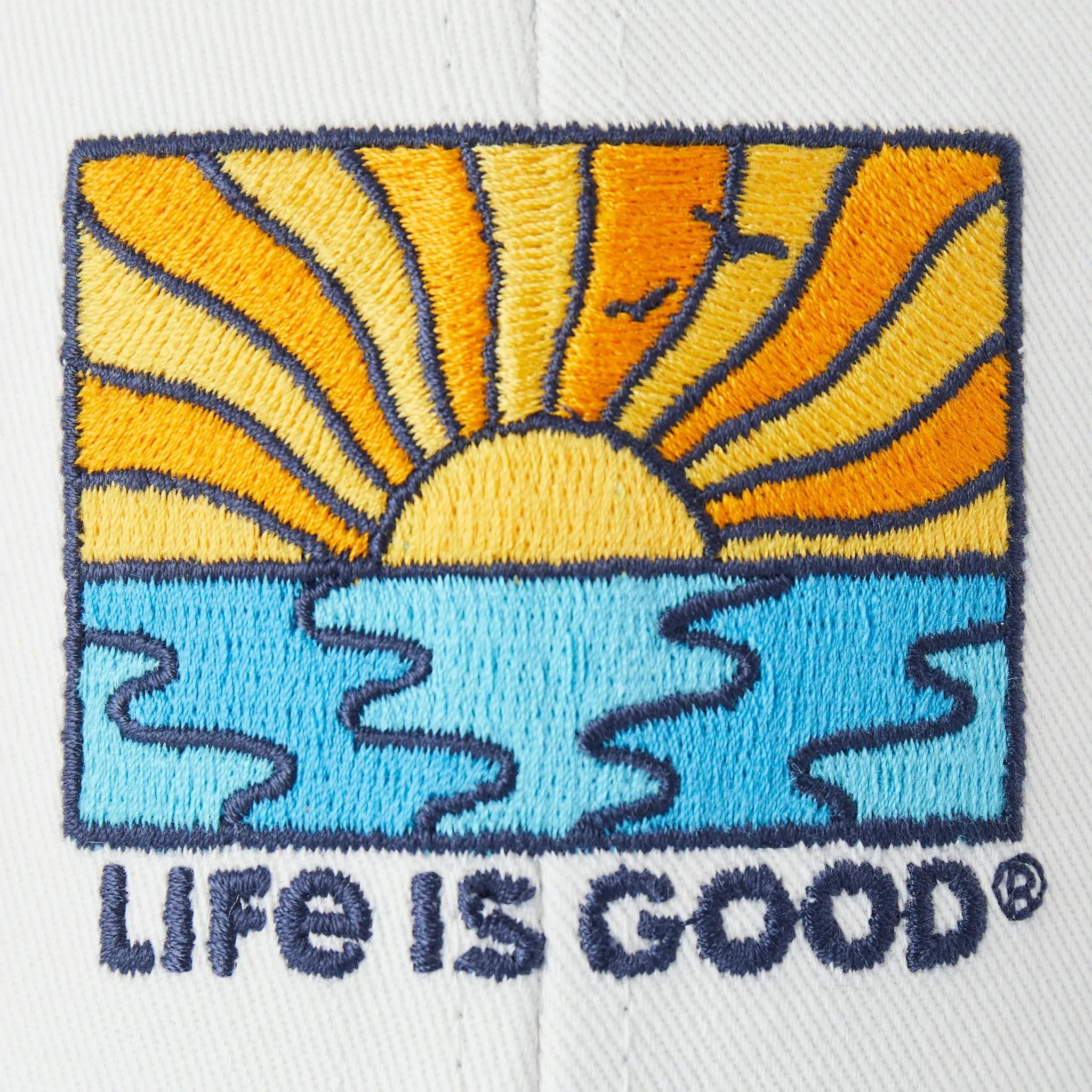 Adult Unisex Sun Ocean Icon Trucker Life is Good