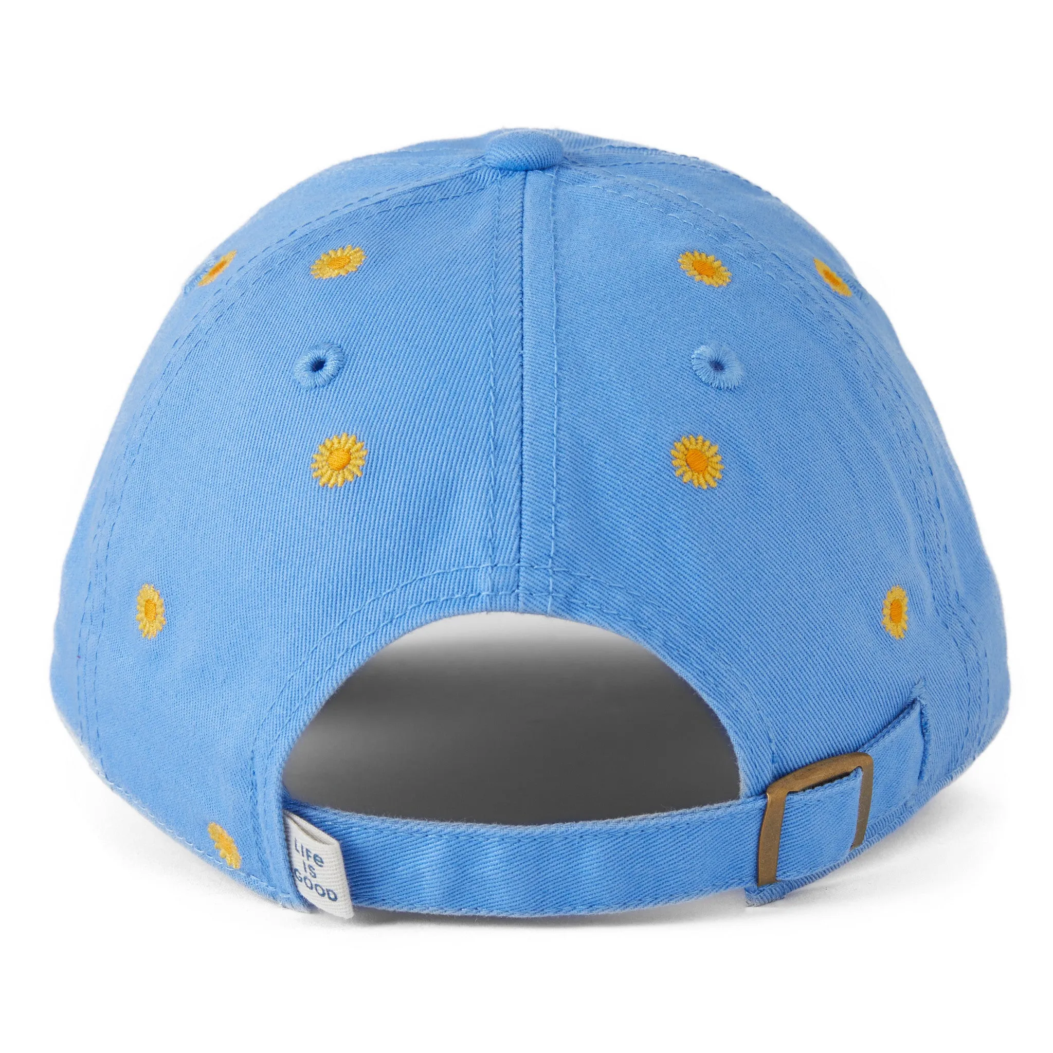 Adult Unisex Sunflower Pattern Chill Cap Life is Good