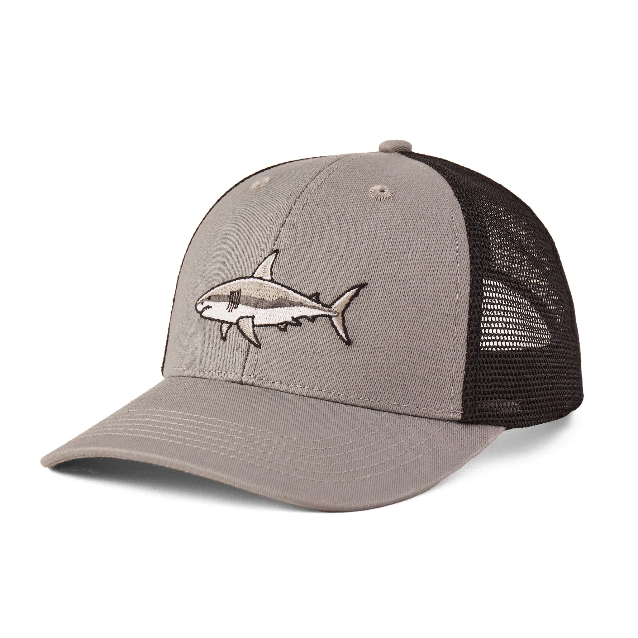 Adult Unisex Swimming Shark Trucker Life is Good