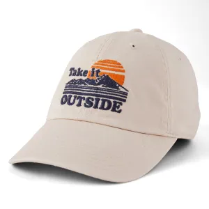Adult Unisex Take It Outside Retro Chill Cap Life is Good
