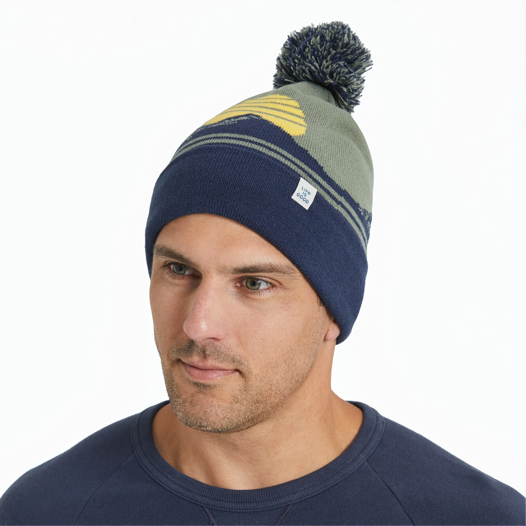 Adult Unisex Take It Outside Retro So Chill Beanie Life is Good