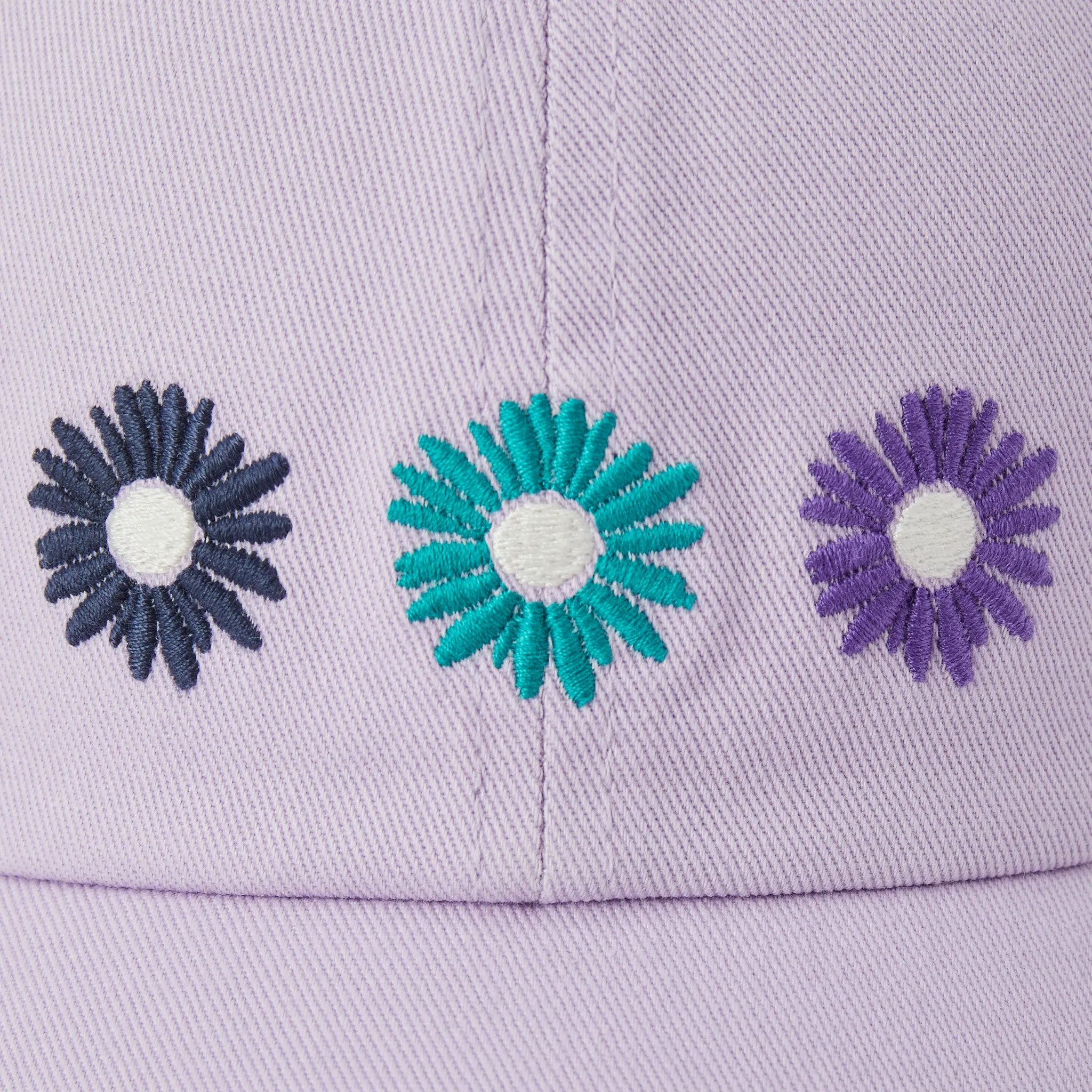Adult Unisex Three Painted Daisies Chill Cap Life is Good
