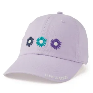 Adult Unisex Three Painted Daisies Chill Cap Life is Good