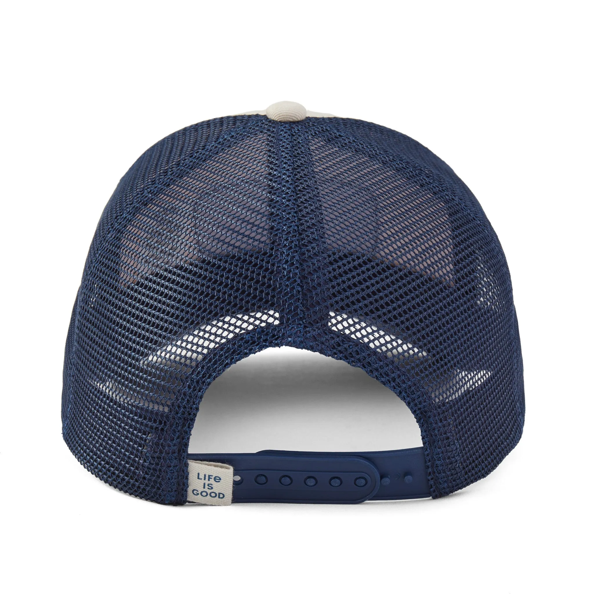 Adult Unisex Three Pine Patch Trucker Life is Good