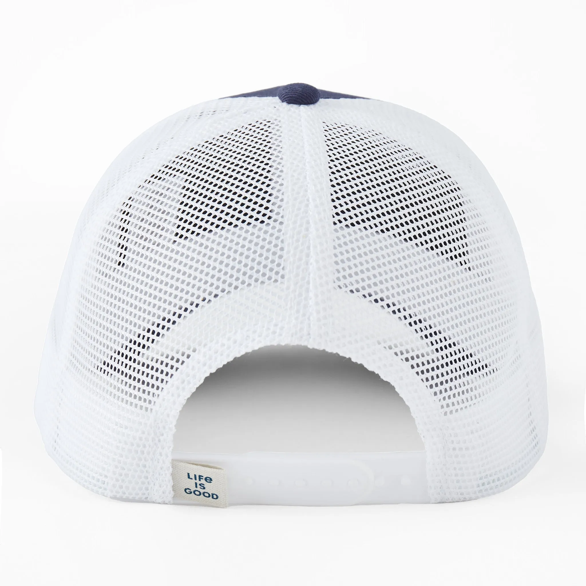 Adult Unisex Tree Patch Hard Mesh Back Cap Life is Good