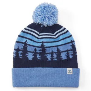 Adult Unisex Tree Striped Sky So Chill Beanie Life is Good