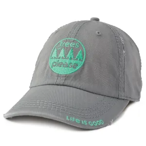 Adult Unisex Trees Please Sunwashed Chill Cap Life is Good